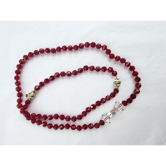 HEIDI DAUS DISNEY "Full Of Possibilities"RUBY Red Necklace Bracelet Set Crystal - Picture 3 of 12